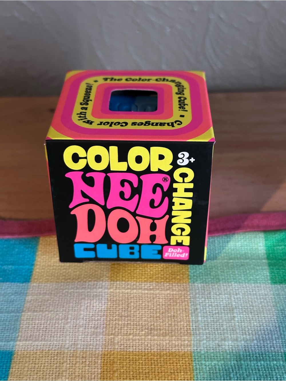 NeeDoh Color Change Cube - Blue